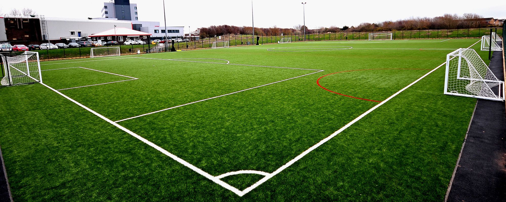 Football pitch in Blackpool used by Score Leisure for 5, 6 & 7-A-Side